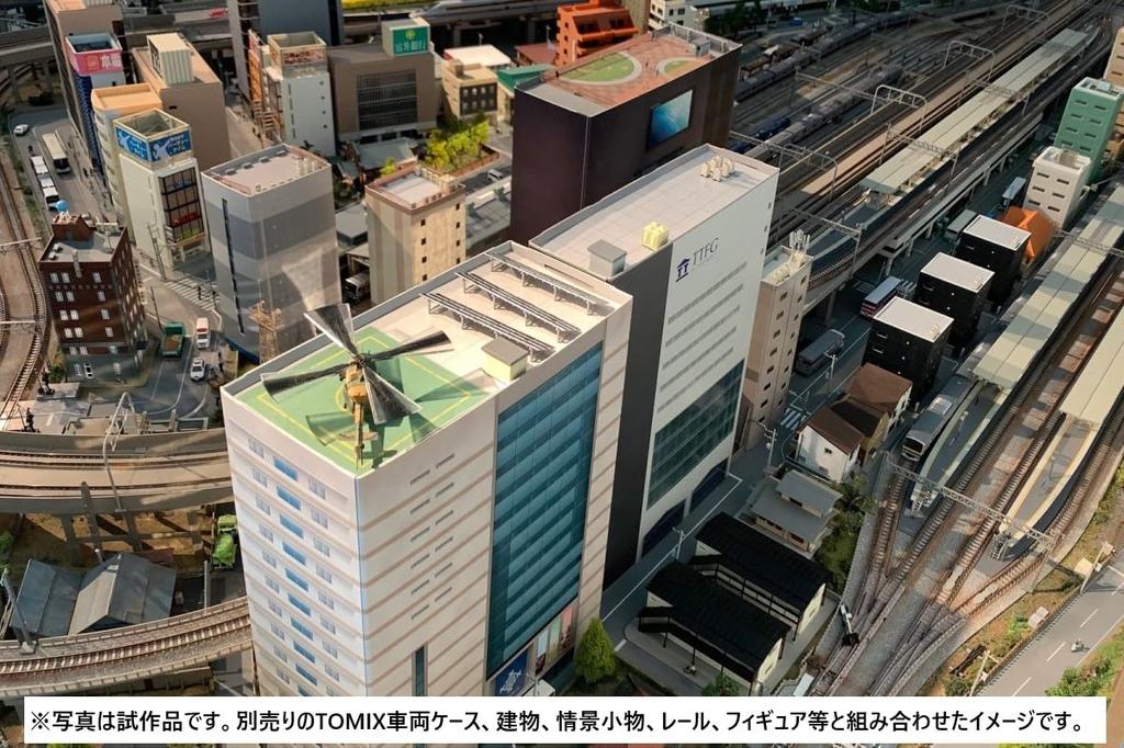 TOMYTEC Paper Structure P01 Financial Building Diorama Supplies Eco-Rakuture
