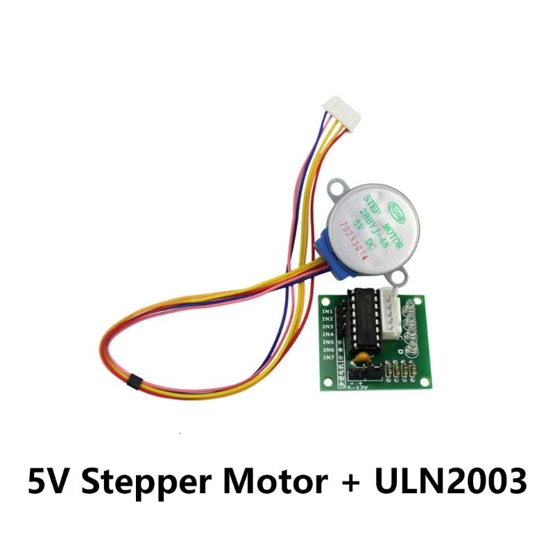 5V Stepper Motor Paired with ULN2003 Driver Board Stable Operate Stepper Motor Suitable for Educational & DIY Use