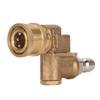 Quick Connecting Pivoting Coupler Attachment 1 4in for Pressure Washer Nozzle Adjustable 4500psi Garden Supplies 5 Level
