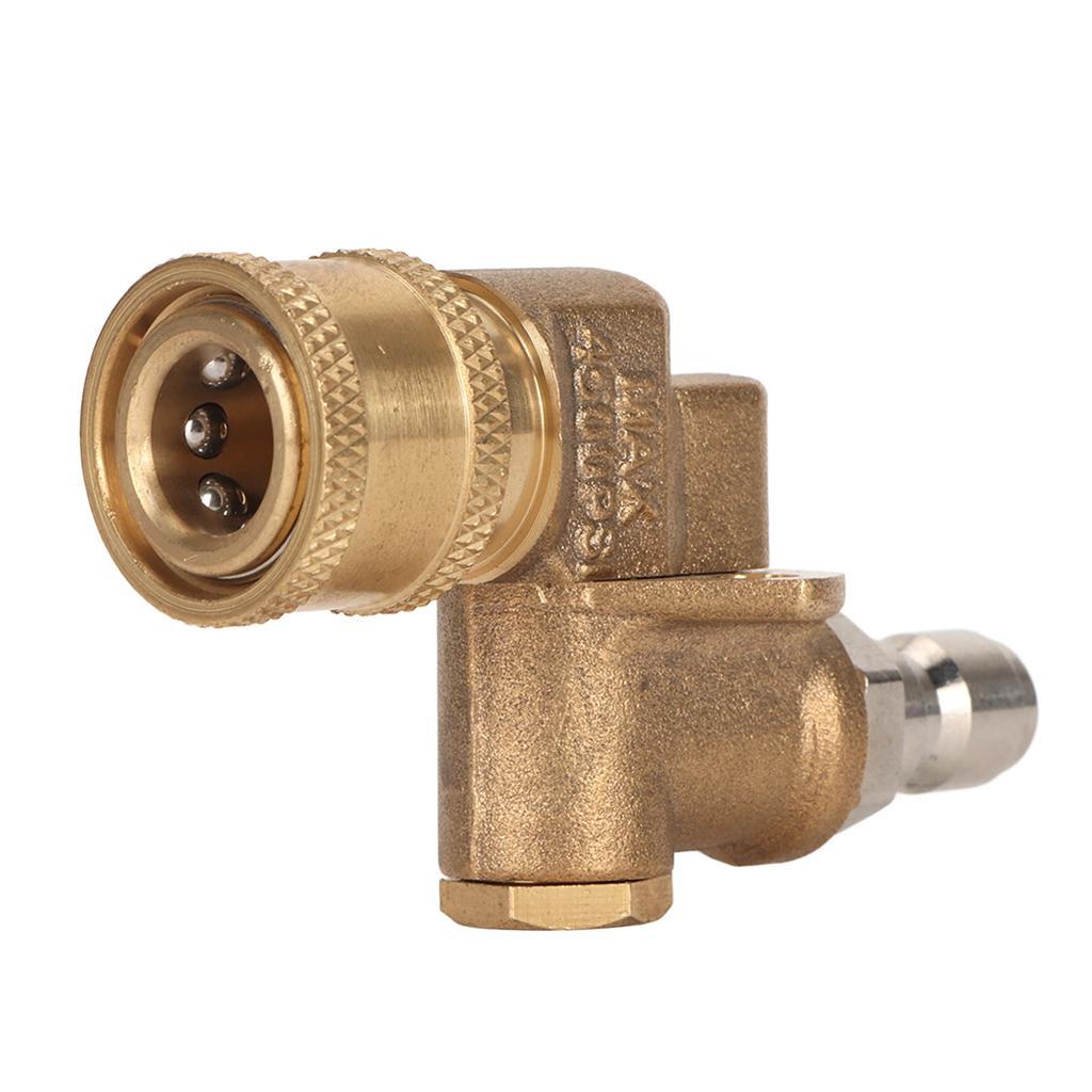 Quick Connecting Pivoting Coupler Attachment 1 4in for Pressure Washer Nozzle Adjustable 4500psi Garden Supplies 5 Level
