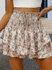 Ladies summer hot sale new fashion printed wide-leg shorts loose versatile casual pants