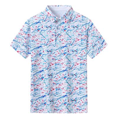 Large Short Polo Sweat Quick Sea [MoFiz] Men's Shirts, Sizes, T-Shirts, Sleeves, Shirts, Golf, Stylish, Casual, Fold-down Collar, Soft, Absorbent,
