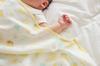 D by DADWAY Sunny Day Double Gauze Swaddle NZDB1065852 Blanket, Yellow,
