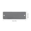 10pcs Stainless Steel Name Plate 70X25Mm Blank Metal Tags For Engraving Diy Industrial Machinery Signage Craft