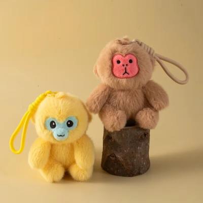 Pendentif Petit Singe en Peluche, Peluche Singe, Pendentif Voiture Singe, Décoration Sac à Dos