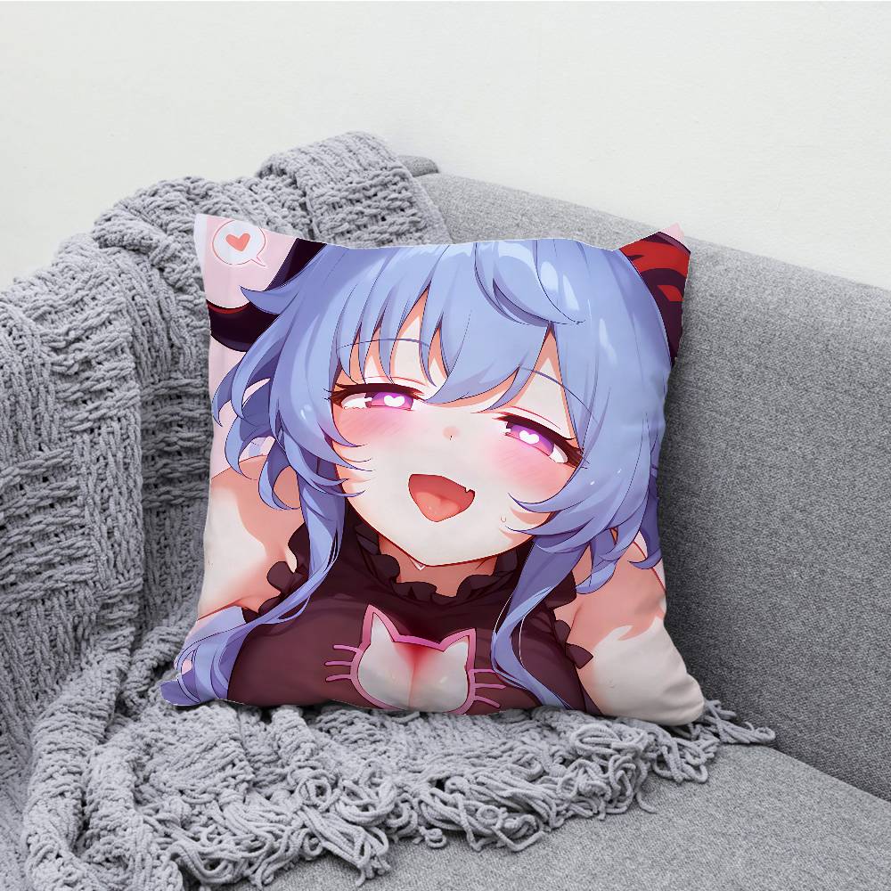 Ganyu Pillow Case For Sofa Decor Car Office Room Printing Cushion Cover Decorations and Protector
