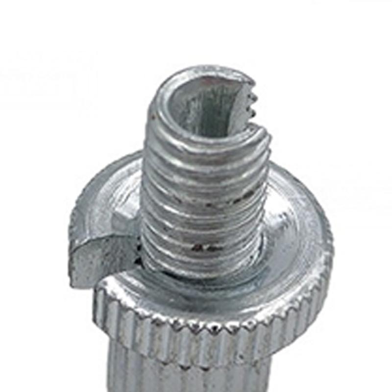 Corrosion Resistant Motorcycle Cable Tension Adjuster Regulating Screw 8Mm Thread Universal Application Silver Iron Finish