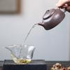 130ml Chinese Yixing Purple Clay Teapot Handmade Lotus Zisha Tea Pot Tradition Household Tea Set Beauty Tea Infuser Kettle Gifts