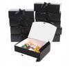 Paper Gift Boxes 5Pcs with Delicate Bow Ribbon Portable for Birthday Wedding Party Candy Snack Storage