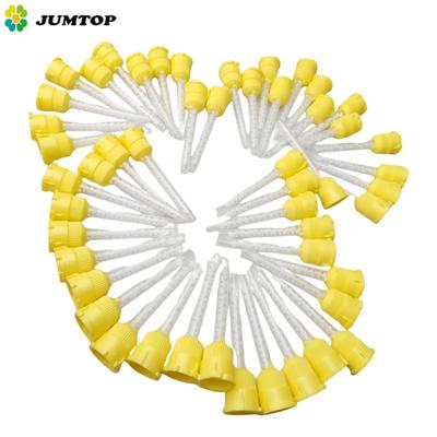50 st Dentala blandningstips Engångsblandare av silikongummi Tandvårdsmaterial Silikongummipistol för blandningsrör
