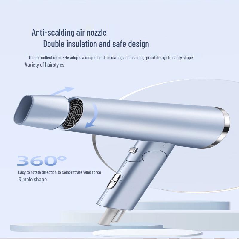 LISM Folding Negative Ion Wall-Mounted Hair Dryer