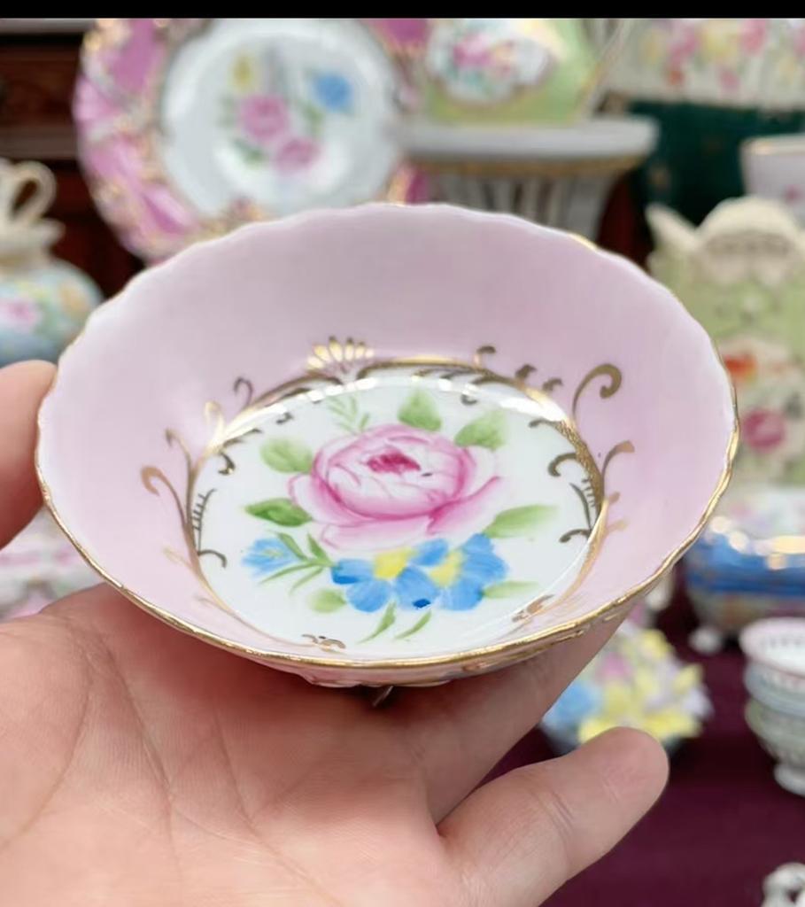 Ceramics Flower Jewelry Storage Box Vase Teapot Flower Basket Jewelry Case Storage Jewelry Organizer Display Home Decor Ornament