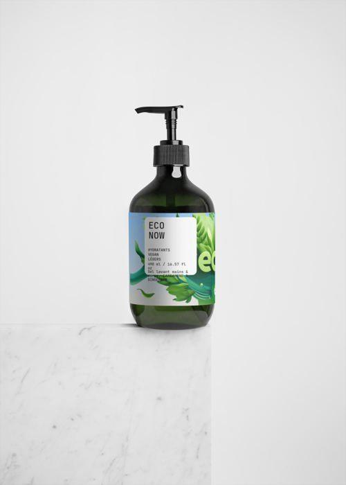 Gel Douche - ECONOW - Cardamome et Épices - 490ml - Hydratant - Vegan