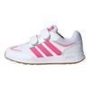 adidas Tensaurs Switch Cf Soft Comfortable Durable Low Top Casual Shoes Kids Casual Shoes White Pulse-Magenta Blessing-Pink JI1052
