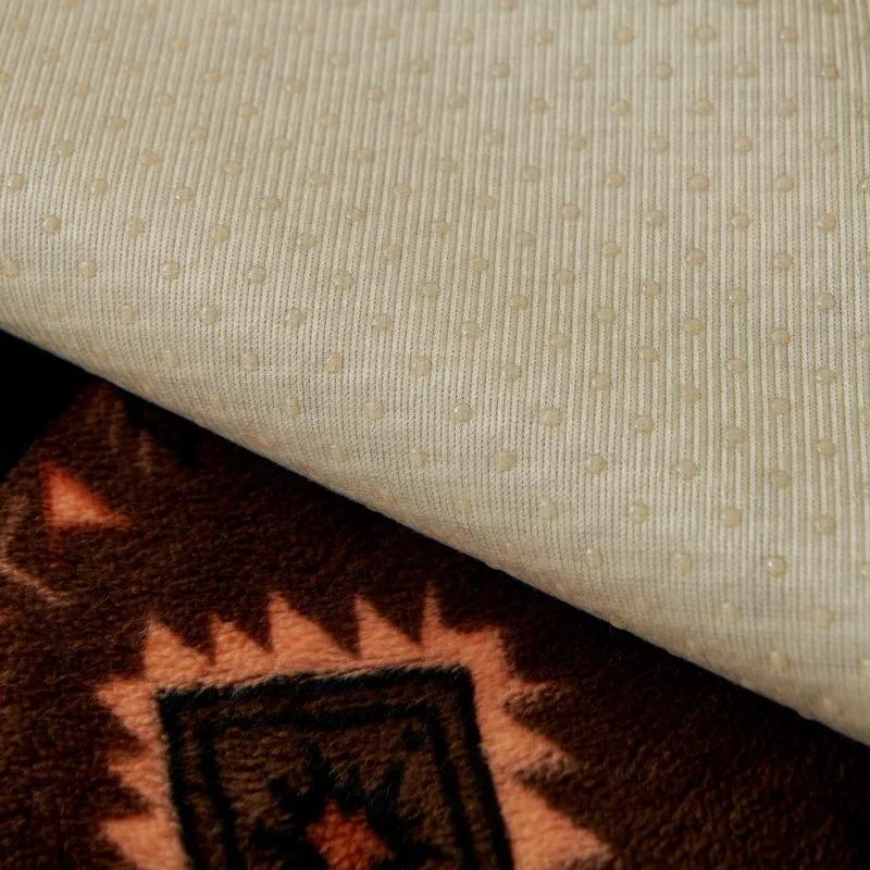 Plush Printed Sofa Cushion Autumn and Winter Thickened Warm Sofa Cover Blanket Towel Modern Simple Sofa Cover Cushion
