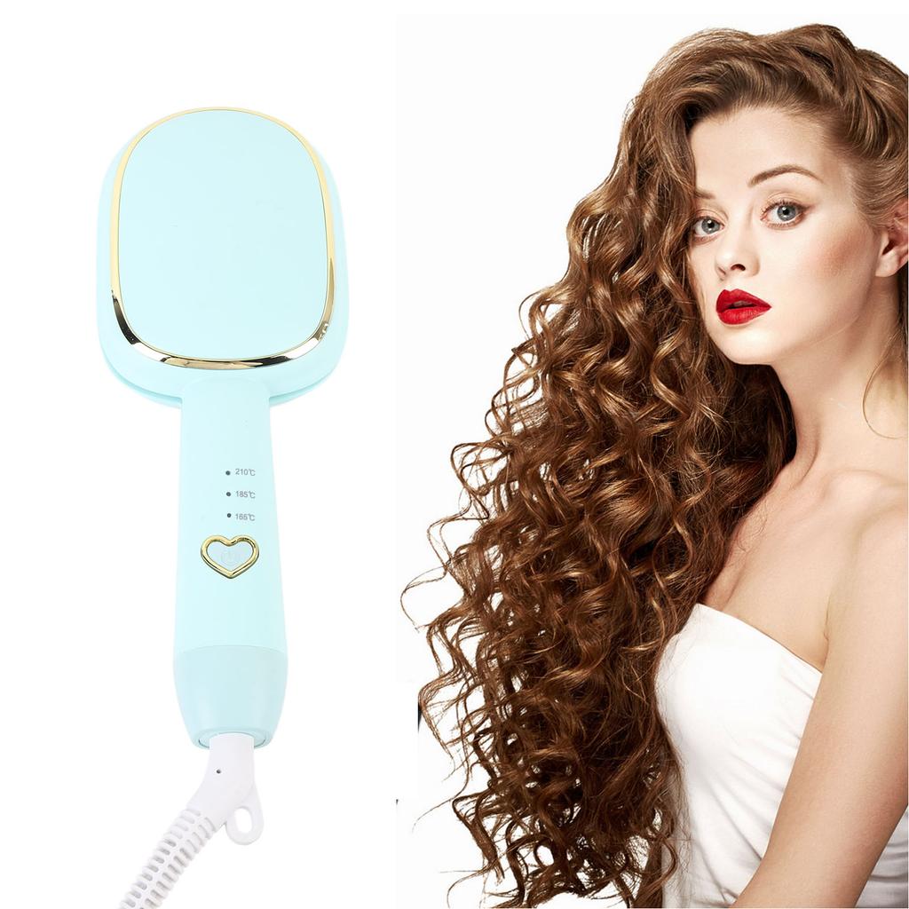 32mm Curling Iron Large Curls Fast Heating Hair Crimper Waver Curling Wand Hair Curler Tool Mint Gre