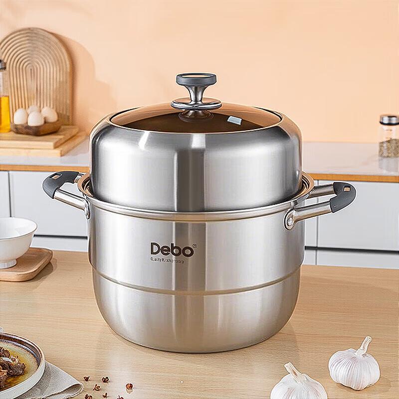 Debo Elliott 30cm Stainless Steel Steamer Pot with High Arch Lid