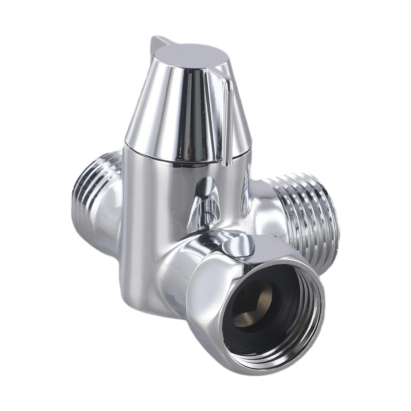 

T Adapter Sink Faucet Diverter Valve, 3 Way Brass Tee Fitting, Easy to Use and Install, Suitable for US and Canada Order Now China Mainland