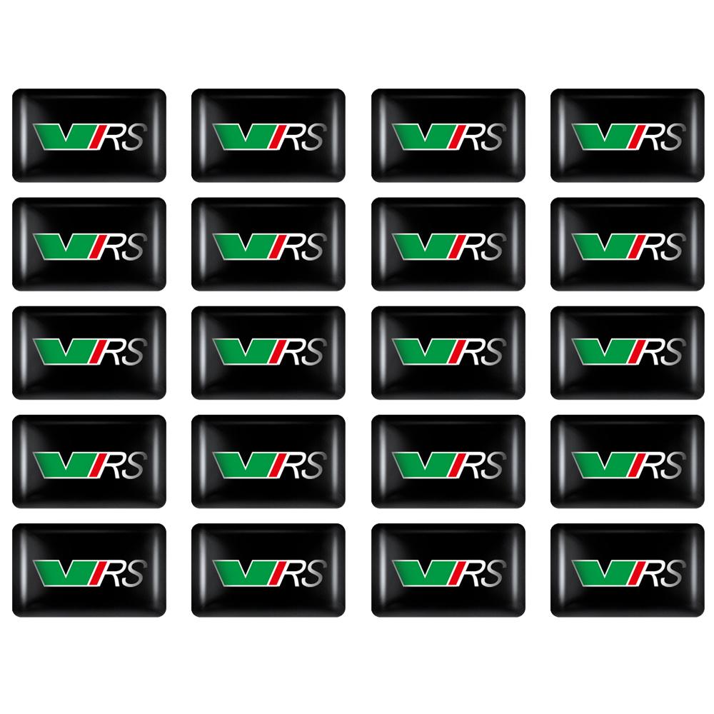 OMDP8 Car Styling 3D Epoxy Steering Wheel Dashboard Decoration Stickers For Skoda VRS VII Octavia A5 A7 Superb 3 Fabia 2 Rapid Kodiaq