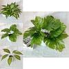 Monstera Deliciosa Faux Plant With 7fork Zebra And Turtles Leaves For Wedding Decor And Wall Art