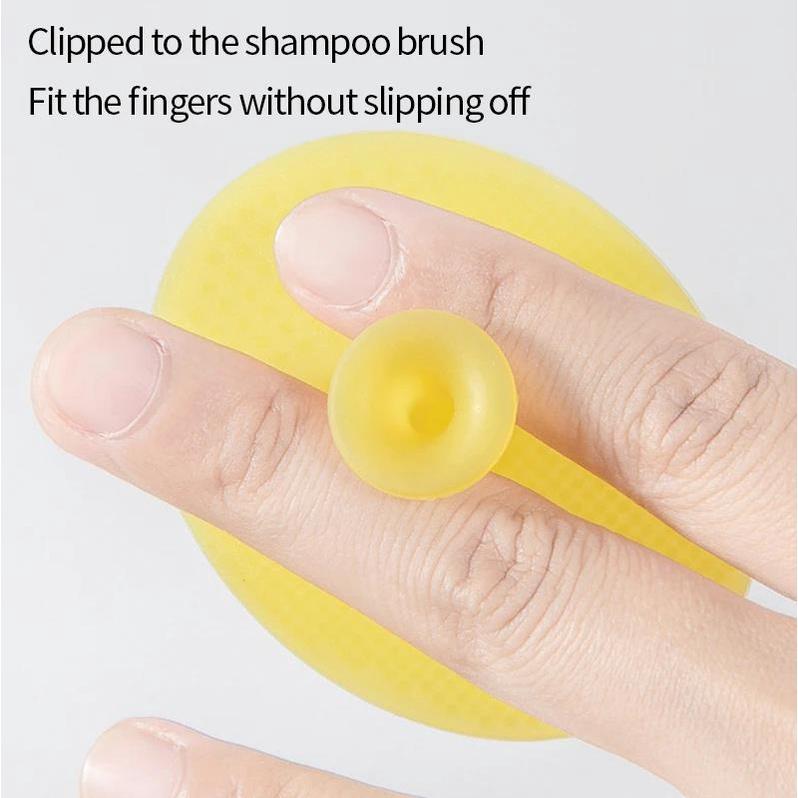 Soft Silicone Massage Brush Bath Head for Babies Hair Washing Leather Comb Newborn Children Hair Care Tools