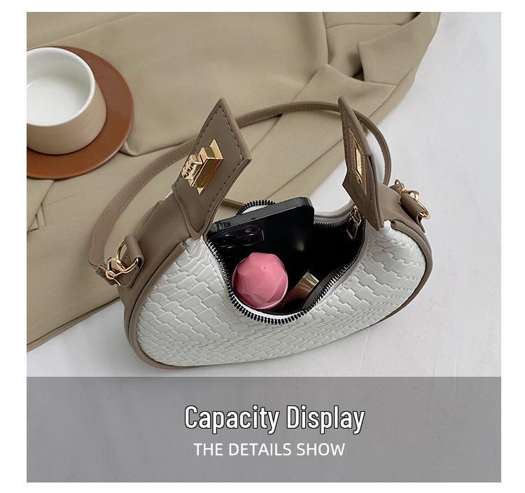 2025 Ρετρό Γυναικεία Τσάντα Χιαστί Σχήμα Ημισελήνου – Ειδικού Σχεδιασμού Τσάντα Ώμου