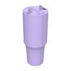 Silicone 2-in-1 Cup Liner for 40 Oz Cup Creative Drink Separator Stylish Emerald Design Food-Grade Reusable Liner for Party
