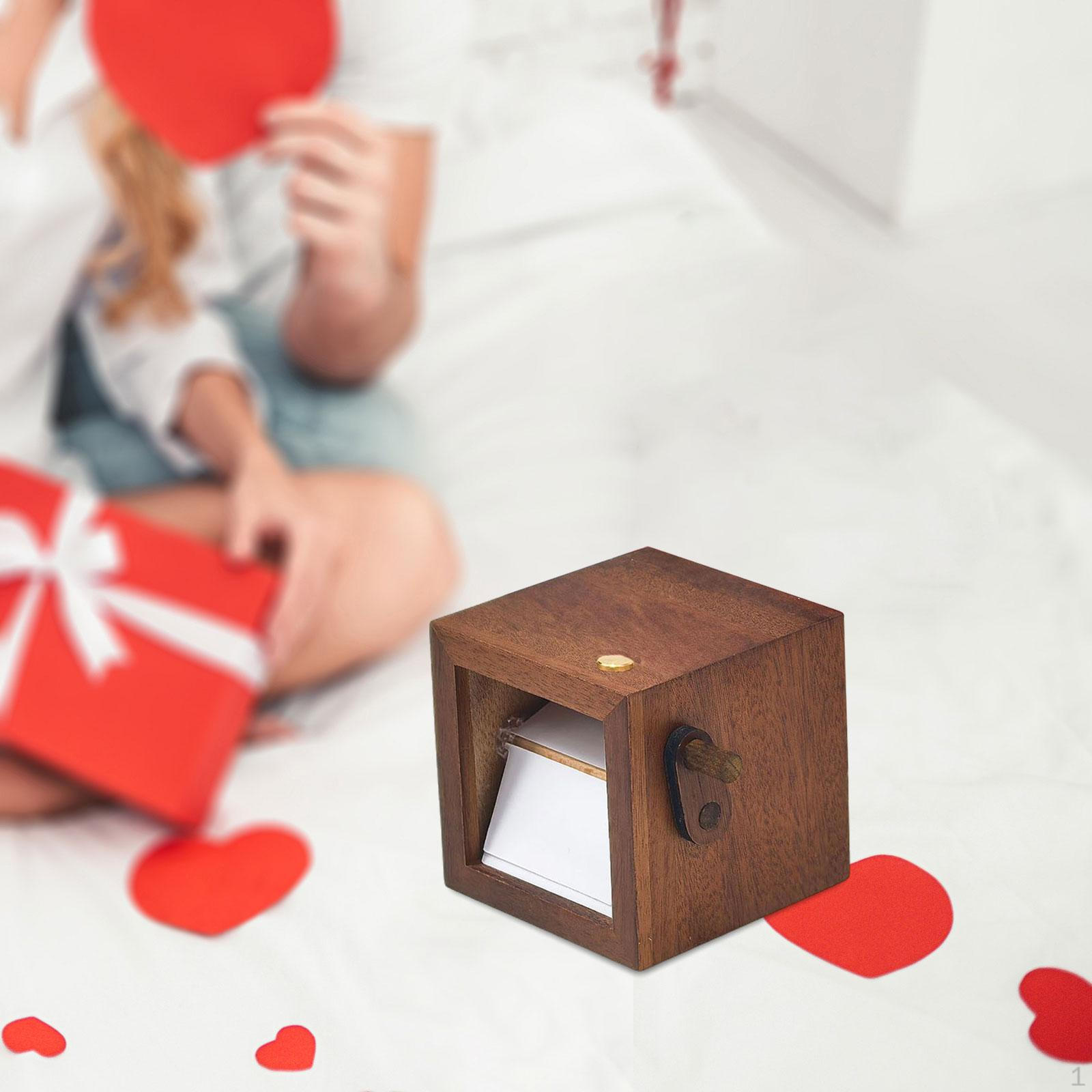 Рамка Фотоальбом Дисплейная коробка Анимационная машина Ручной привод для Скрапбукинга День отца Путешествия 8 pages