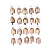 20 Pcs Rustic Gold Metal Bells 1.5 Inch For DIY Crafts, Christmas Ornaments, Farmhouse Decor, Vintage Garland, Wind Chimes, Witch Bells