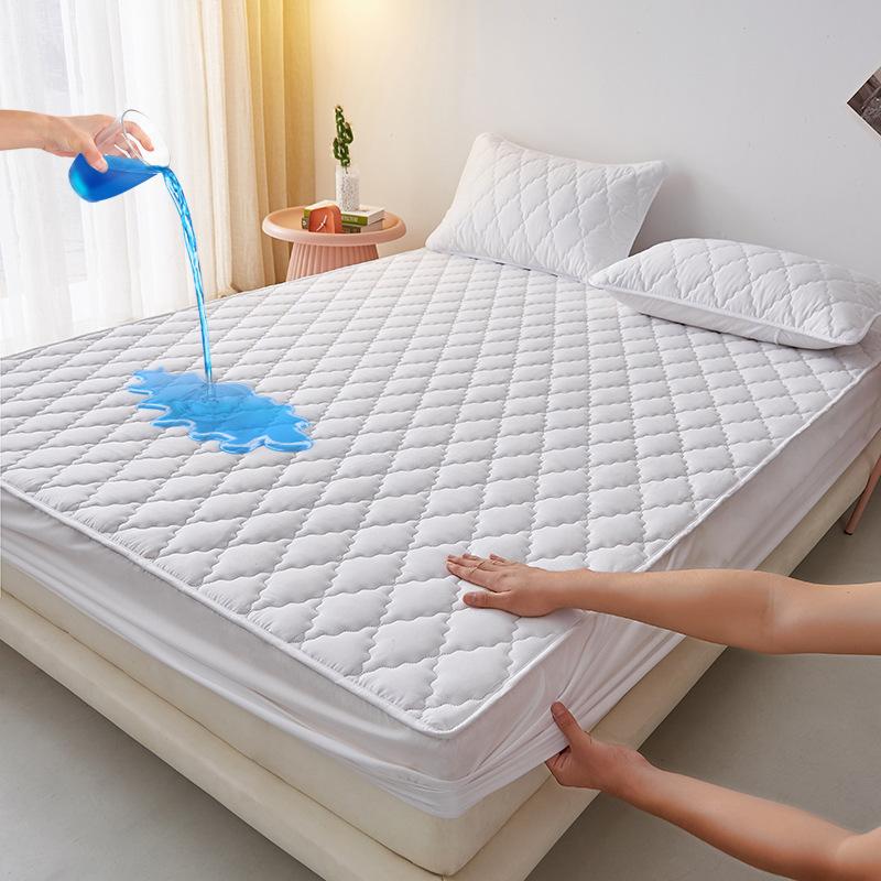 Water Wash Cotton Quilted Waterproof Bedspread Mattress Protector Non Slip Urine Pad Dustproof Bed Cover 3 Piece Set