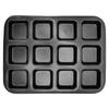 Mini Loaf Baking Pans 12 Cavity Brownie Baking Pan Carbon Steel Muffin Bakeware Cupcake Bread Divider Mold