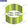 For ZX-10RR ZX10RR ZX 10RR Motorcycle Accessories Sticker 17 Inch Front Rear Wheel Hub Decal Reflective Decoration Rim Stickers