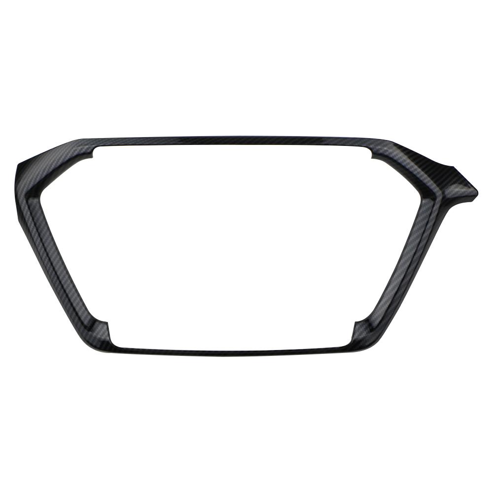 LHD Stickers For ISUZU D-MAX DMAX 2021 2022 2023 Dashboard Central Control Trim Cover Navigation ABS Carbon Fiber Car Styling