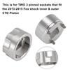 Set piston CTD cu 3 pini - Socluri interioare și exterioare 398-00-348 & 398-00-504 Pentru Fox