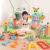 Large-sized Children's Early Education Pocket Snowflake Building Block Set, Children's Educational Building Block Children Gift