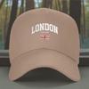 London England Baseball Cap Unisex Adjustable Polyester Outdoor Curved Brim Hat