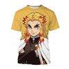Camiseta De Anime Demon Slayer Kimetsu No Yaiba Kamado Nezuko Kochou Shinobu,camiseta De Moda Con Estampado 3D
