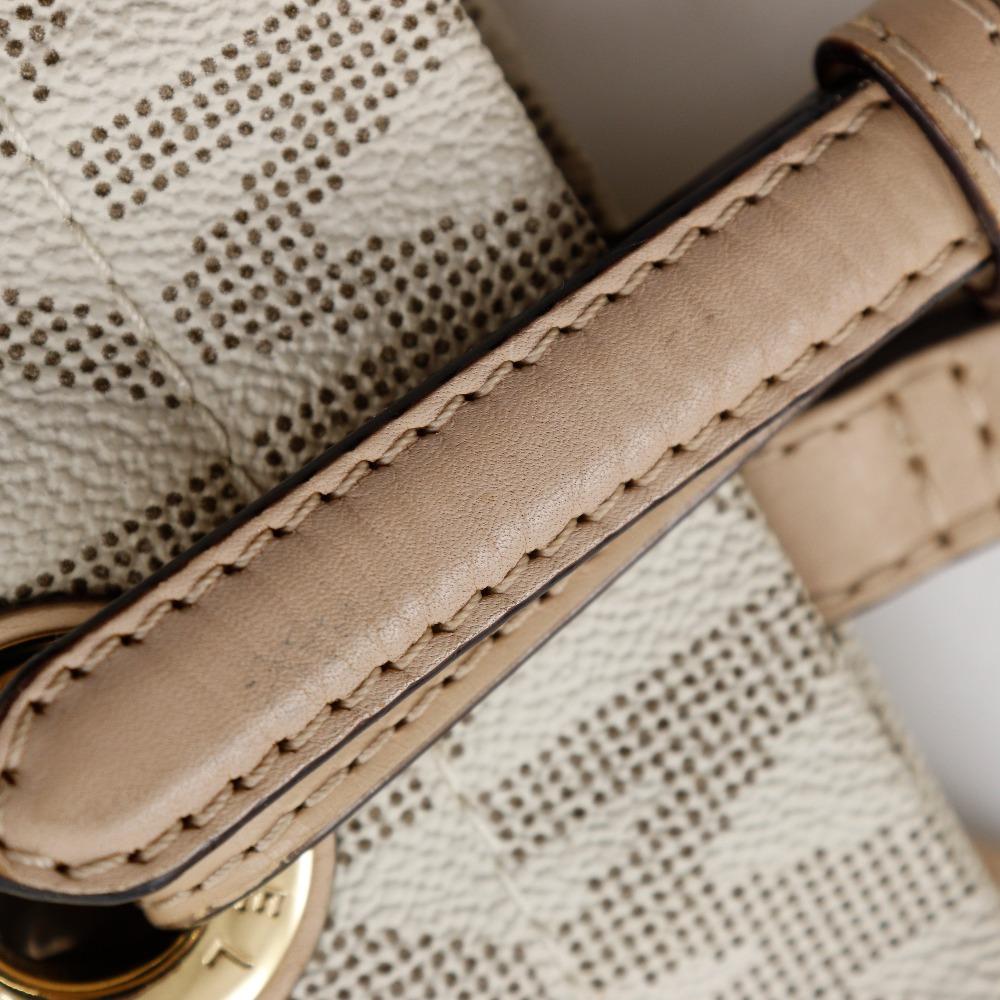 Michael Kors MK Signature Tragetasche offwhite PVC Damen Gebraucht