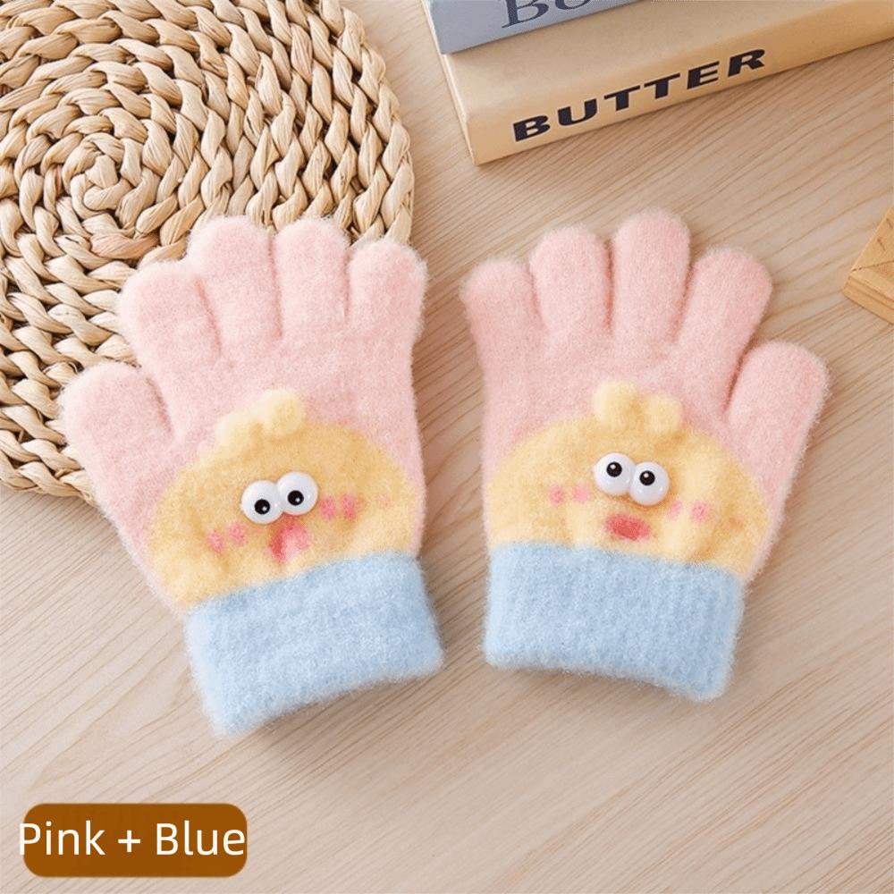 Barnes Varme Verktøy Vinter Barnehansker Fem Fingre Gutter og Jenter Kuldebestandig Hanske