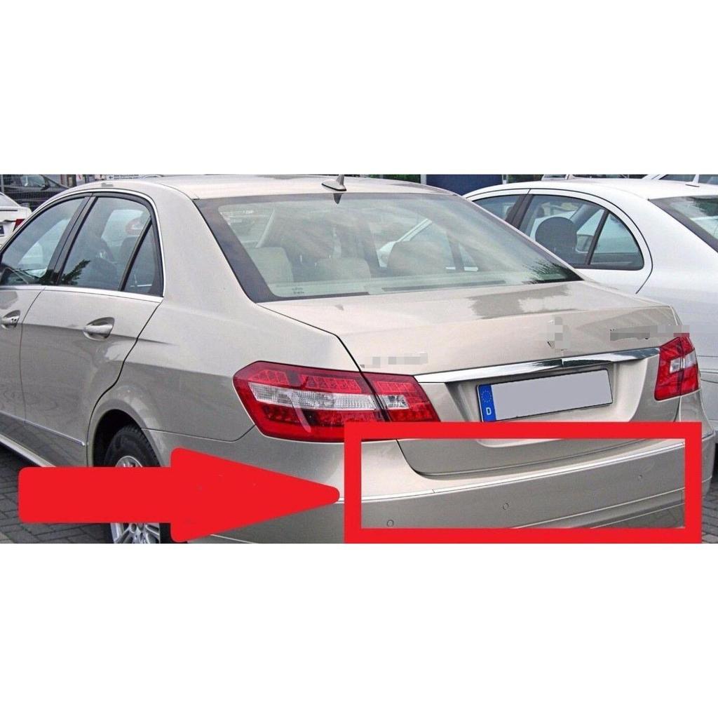 Bright Rear Bumper Trim for Mercedes-Benz E-Class 212 (E200, E260, Etc.)