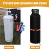 100lb Steel Propane Tanks Weatherproof Cover Clear Top Panels Heavy Dutys 620D Oxfords Fabric AntiSlip Buckles Systems