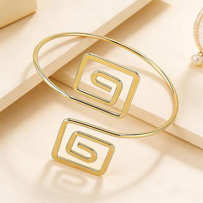 Europäischer & Amerikanischer Modischer Geometrischer Spiral-Armring - Einfacher, Stilvoller Handschmuck
