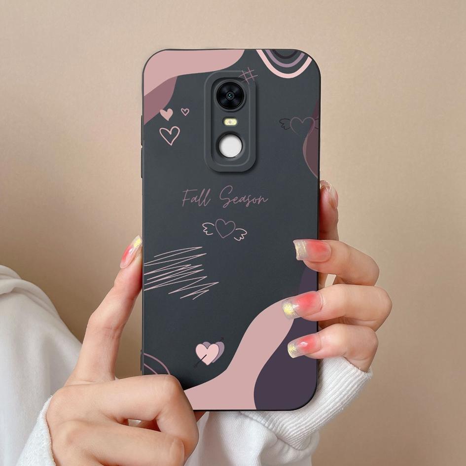 For Redmi Note 5 7 7S 8 9 9S 9T 10 10S 10T K80 Pro Max Plus Phone Cases Fashion Love Heart Pattern Liquid Silicone Protective Covers For Redmi Housing