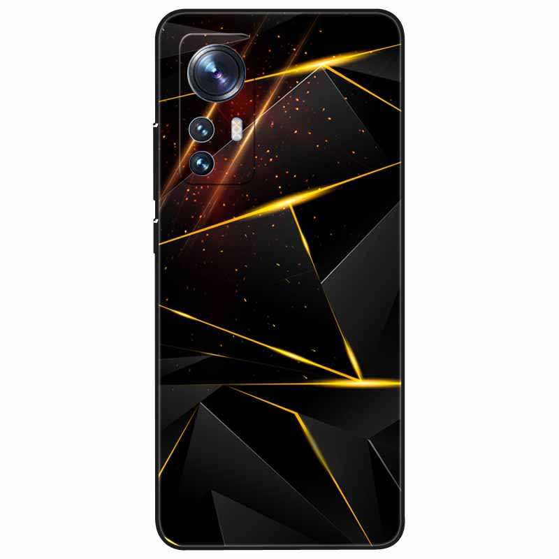 For Xiaomi Redmi Note 12s Case 12 S Soft Black Silicone Cool Marble TPU Funda Para for Redmi Note 12S 2023 Shockproof Note12s
