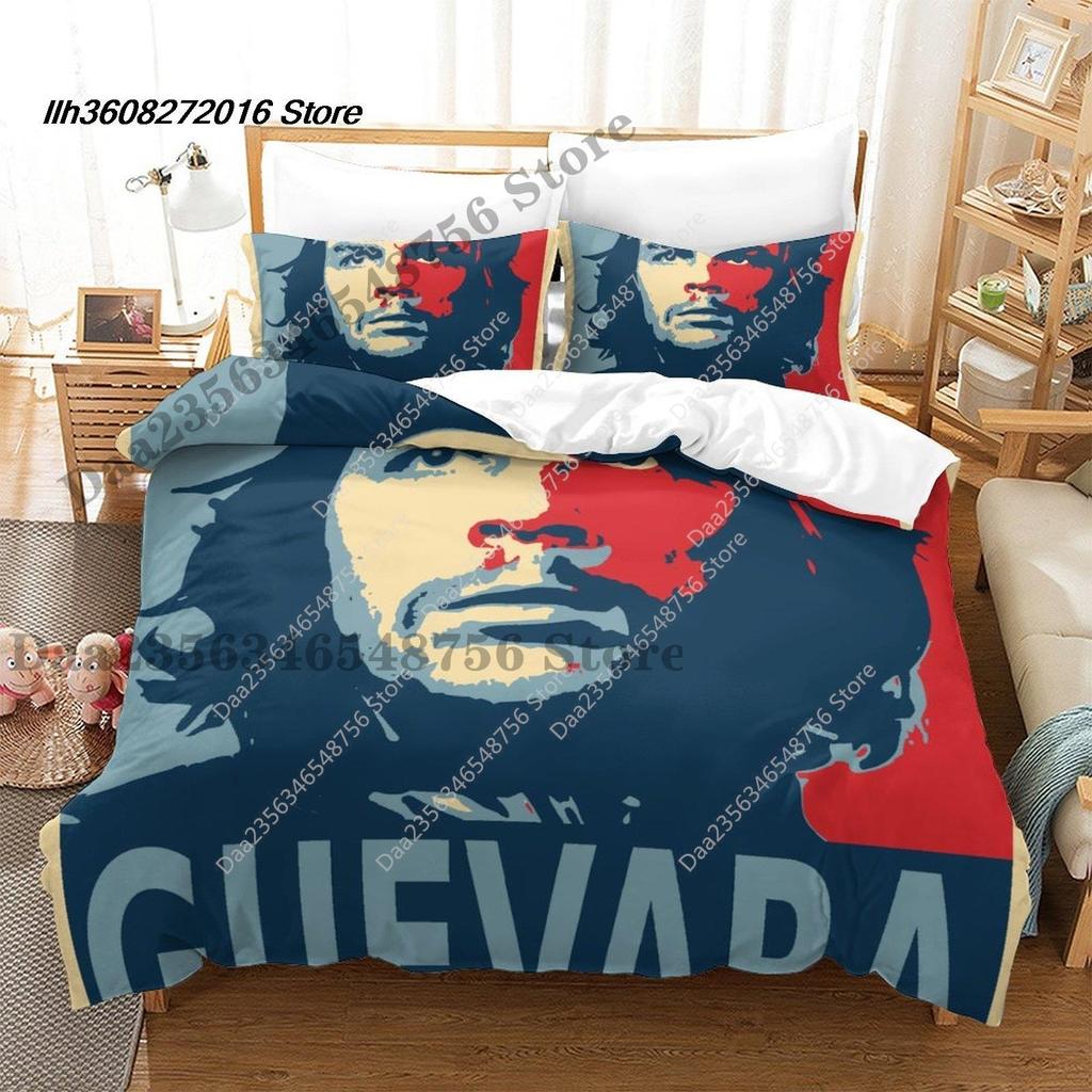 Přikrývka Nová sada povlečení Che Guevara Jednolůžko Twin Plné Královna Král Velikost Postele Aldult Dětský Pokoj s 3D potiskem Anime Postel