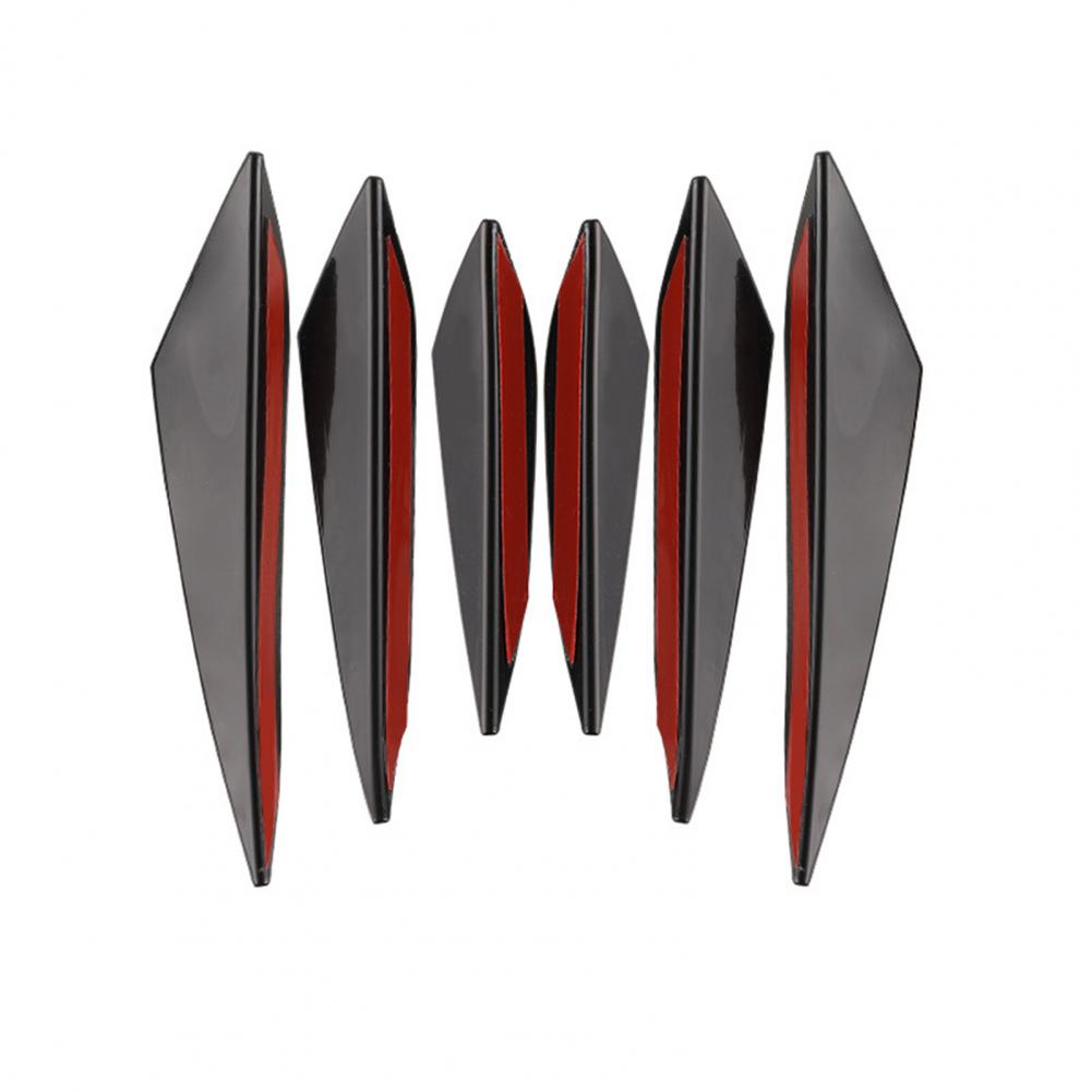 

Лидер продаж, 6 шт./компл., декоративный диффузор, сплиттер, спойлер для тела Canard Valence, подбородок, тюнинг автомобиля Canard, универсальный передний бампер для губ