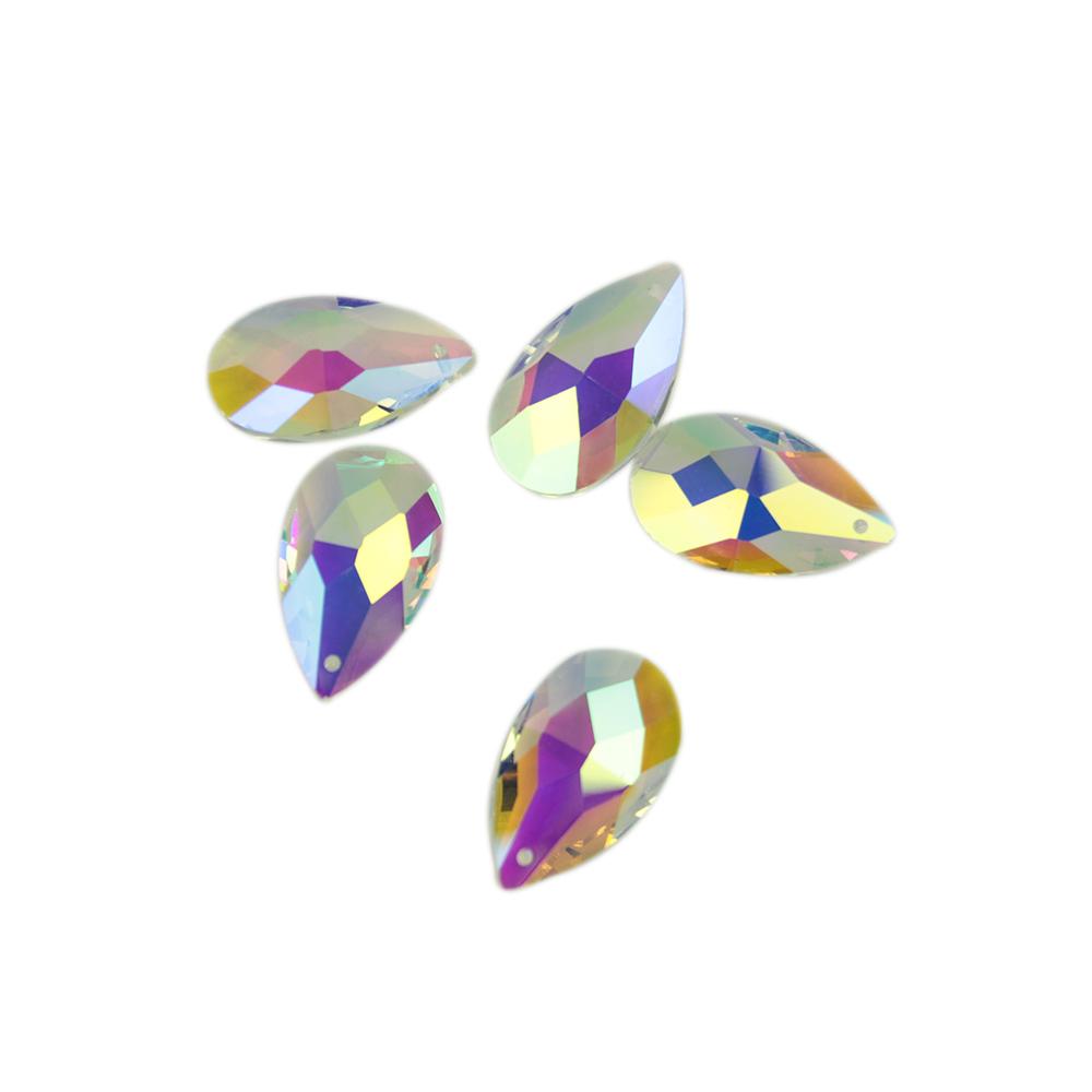 50Mm Tear Drop Crystal Lighting Pendants Glass Ceiling Chandeleir Parts Beads Garland Strand Accessories Wedding Party Decor