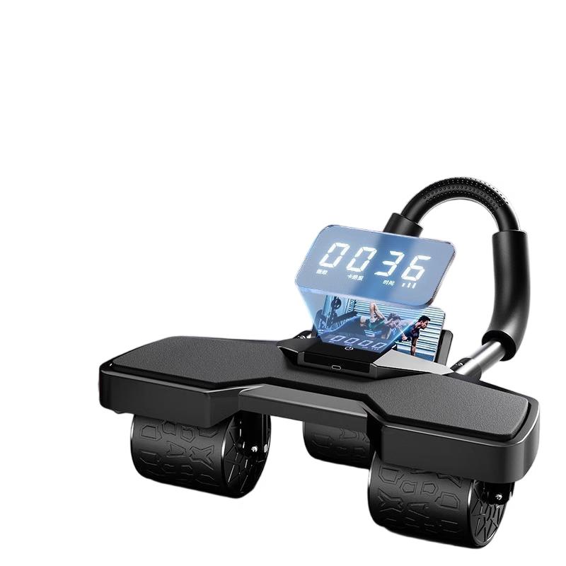 Ayub Automatic Rebound Ab Roller with Elbow Support