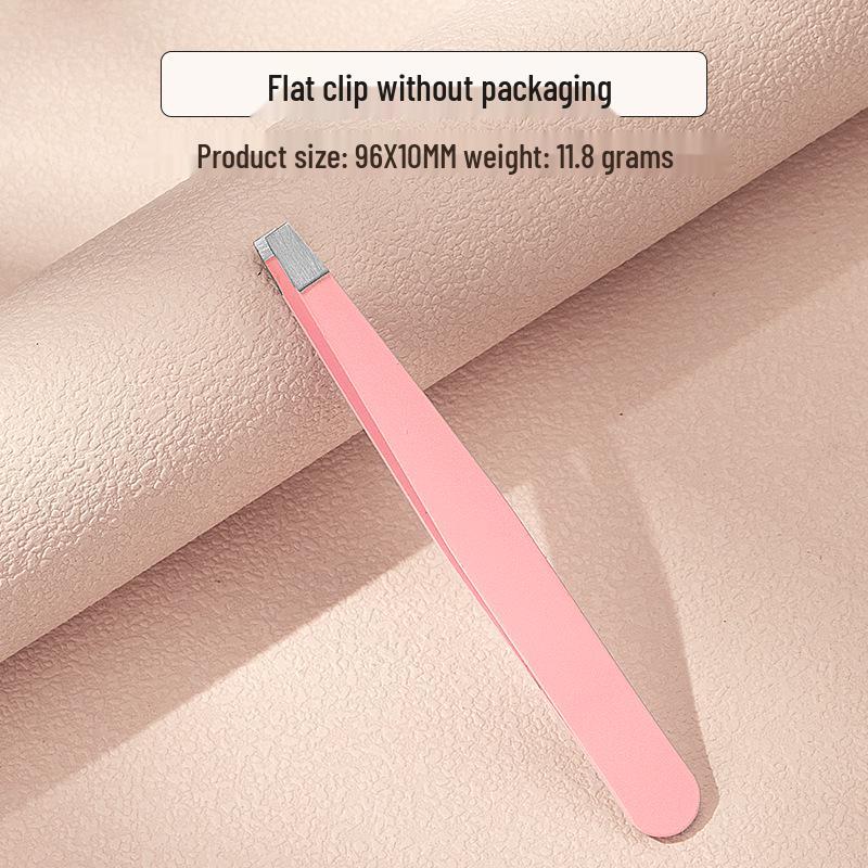 Stainless Steel 96-Piece Eyebrow & Beard Tweezers Set with Double Eyelid Stickers