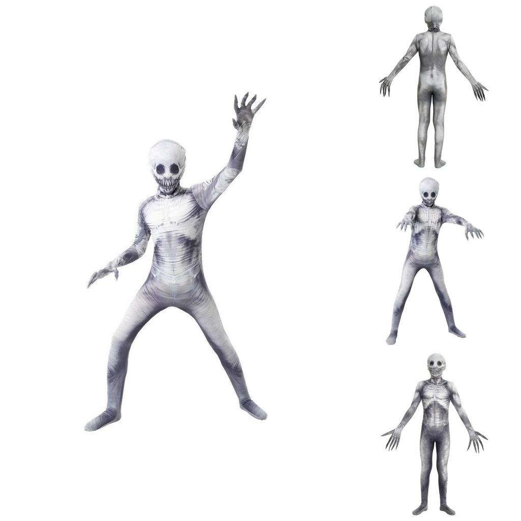 Werde zur Creepypasta-Legende mit dem Rake Morphsuit-Kostüm für Halloween